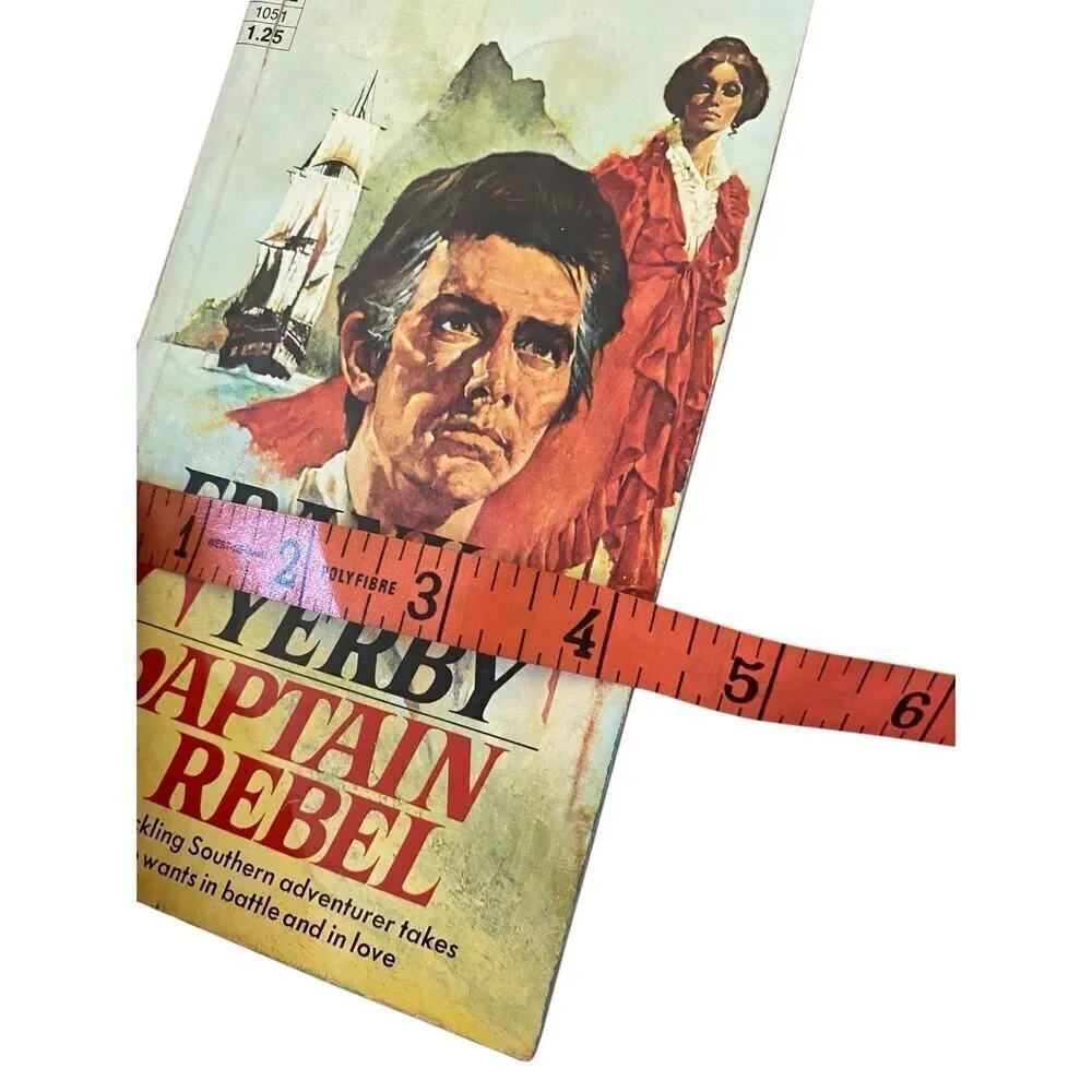 Captain Rebel by Frank Yerby Paperback Book Vintage Historical Fiction